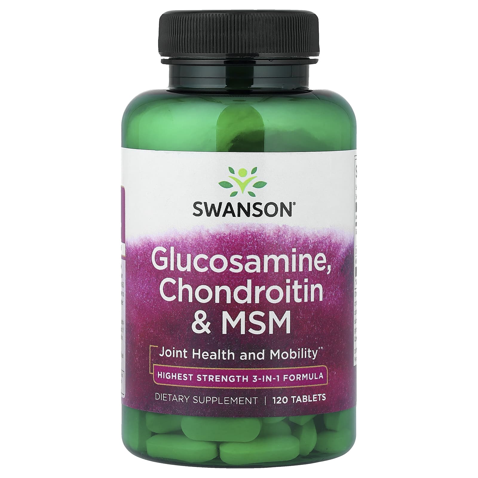 

Glucosamine, Chondroitin, Msm, 120 Tablets