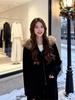 2026 Autumn Winter Women's Elegant Casual Velvet Hoodie and Pants Set