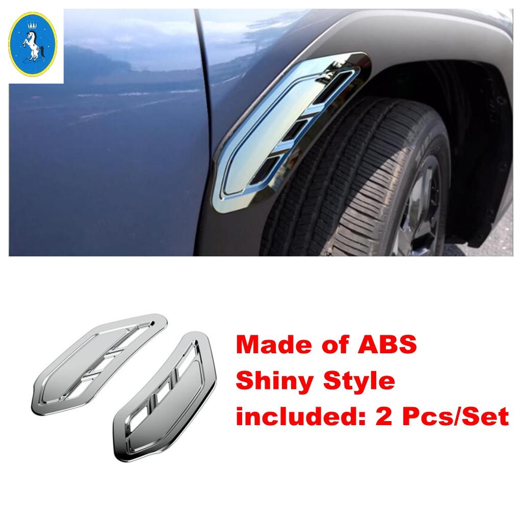 For Subaru Forester 2025 Car Styling Side Air Flow Vent for Fender Hole / Front Fog Lights Lamp Panel Cover Trim ABS Accessories