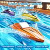 Mini Rc Boat for Kids Remote Control Stunt Speedboat Double Motor Radio-Control Ship Waterproof Water Bath Toys Children Gift