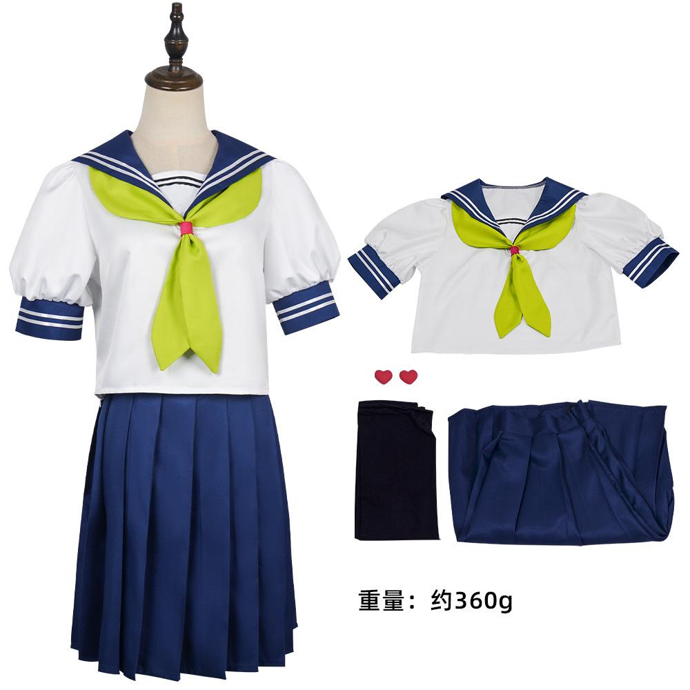 Neuer Anime Du und ich sind Gegensätze Miyu Suzuki Cosplay Kostüm Perücke JK Schuluniform Süßes Japanischer Stil Campus Set