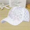 Cappellino da Baseball in Rete Traspirante Regolabile con Decorazione Floreale in Pizzo Unisex Cappelli da Sole Firmati Primavera Estate Sport all'Aperto Viaggio per Donne Uomini