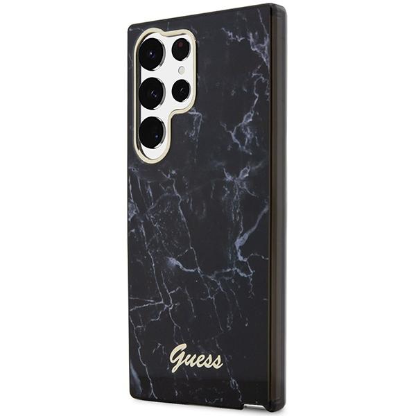 Etui Do Samsung Galaxy S23 Ultra Guess Marble Czarne