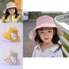 Childrens Sun Protection Bucket Hat With Wide Brim For Summer Outdoor Play And Casual Outings