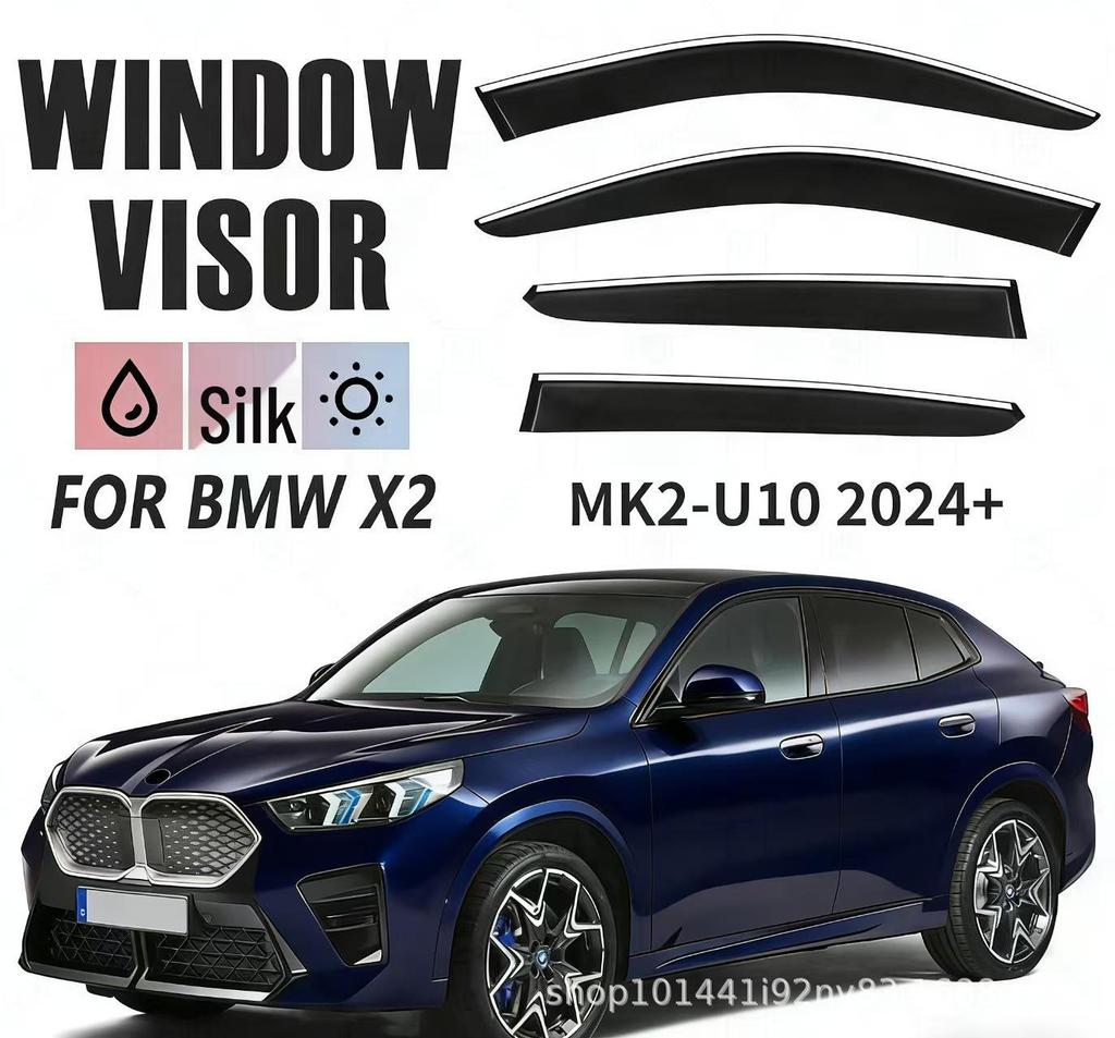 BMW X2 U10 2024+ Sun and Rain Guard Car Window Visor