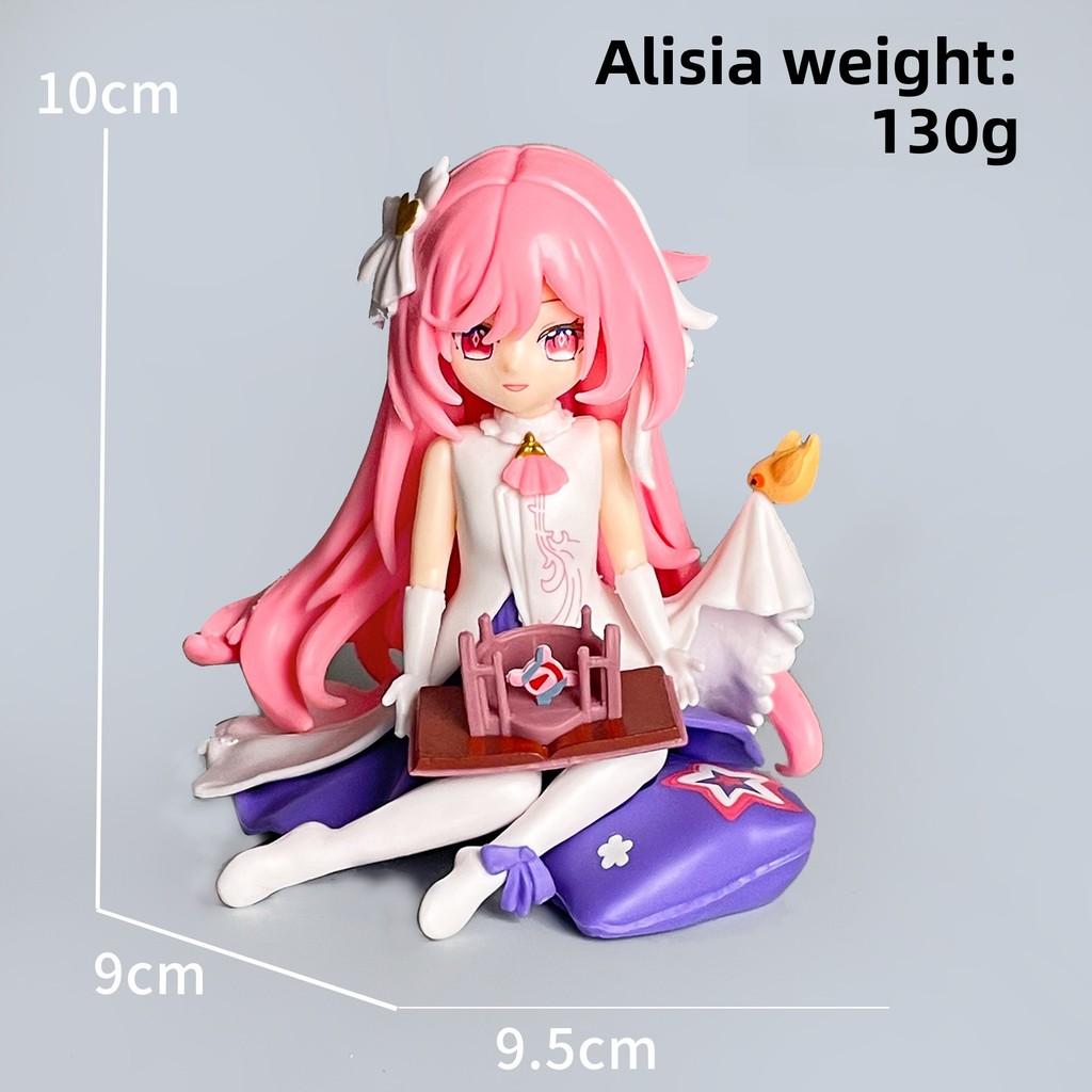 Honkai Impact 3 Bronya Elysia Chibi Pvc Model With Detachable Parts For Collectors Display
