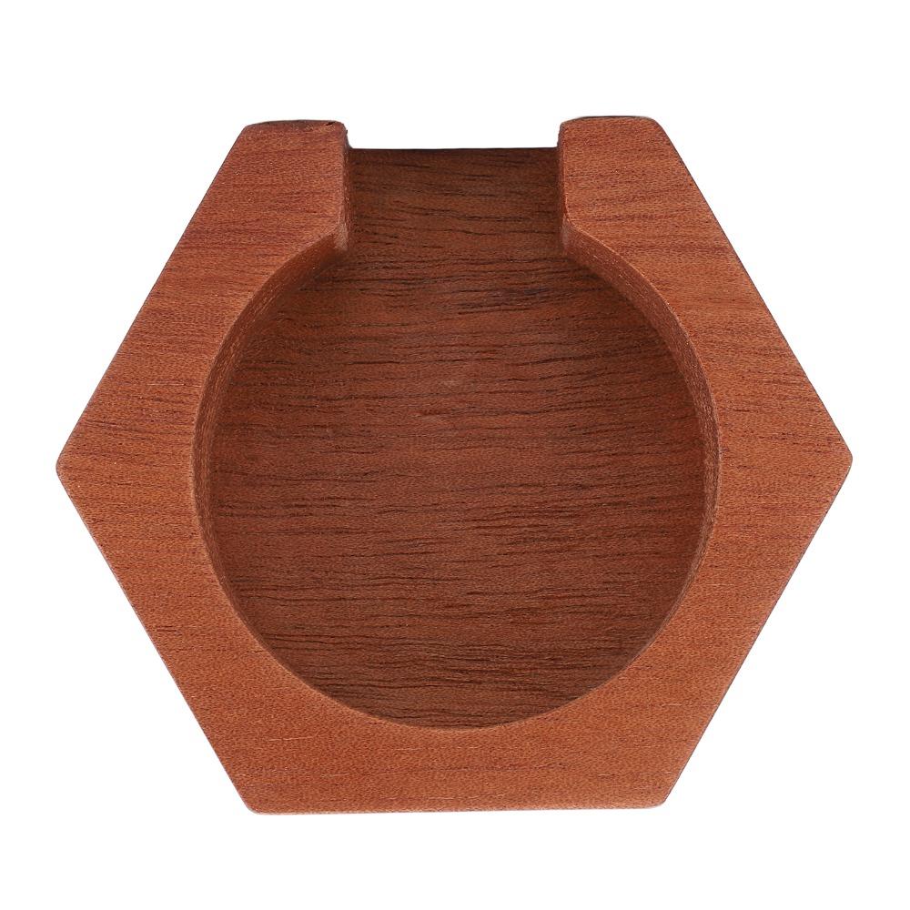Polished Surface Coffee Filter Container Solid Wood Coffee Filter Paper Organizer Home Use