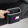 M LOGO Car Vehicle Case Storage Box Black ABS Square Pressing Trash Can For BMW G01 G02 F22 F23 E46 E93 E39 G26 F01 F02 F06 G32 G20 G29