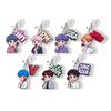 BTS Cartoon Rose Keychain, Member-themed Pendant, Celebrity Merchandise, ARMY Support Merchandise
