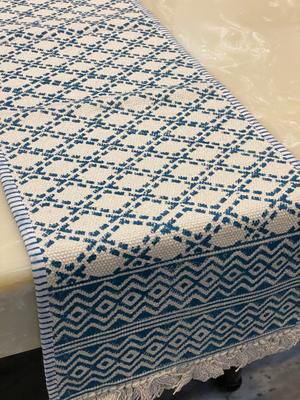 Blockprint Kilim Table Runner