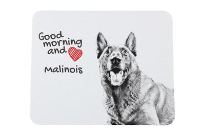 Malinois Belgian Shepherd Dog – Mouse Pad with Print, Personalized Dog-themed Mouse Pad | Art-Dog