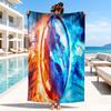 Powerful Warrior Kombat Beach Towel, Microfiber Beach Towel, Perfect For Pool, Beach, Travel, Home Decor Beach Party Fan gifts