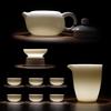 Chinese Dehua White Porcelain Kung Fu Tea Set