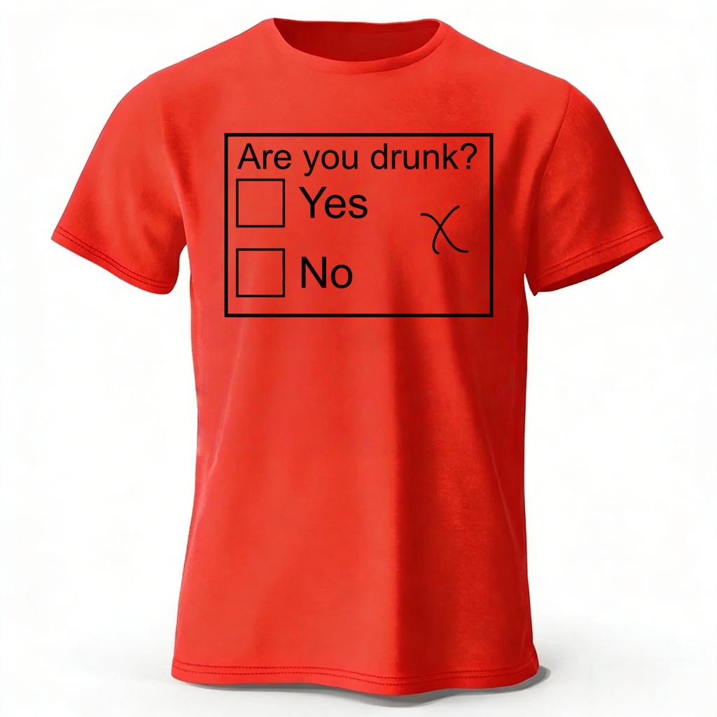 Come and Drink Men Creative Printed Pure Cotton Short Sleeved Loose Oversized Comfortable Sports Tshirt Fashionable Casual Top