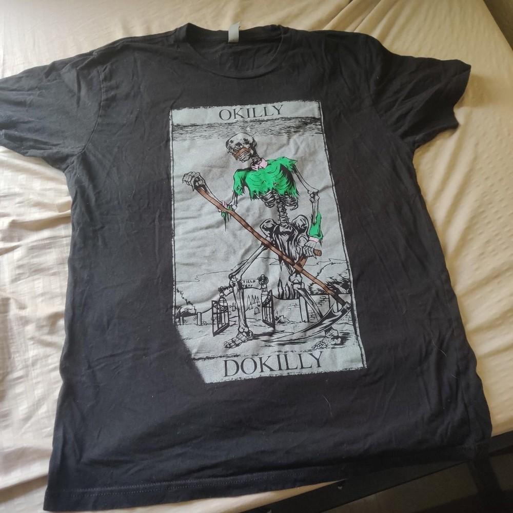 

Okilly Dokilly tarot Black Color Classic Reprint Cotton T-shirt ALl Sizes LI2262 Unisex T-Shirt XL