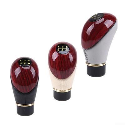 Car Shifter Lever Gear Manual Part Vehicle ABS+Leather