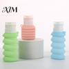 Collapsible Travel Bottle 50/110ML Silicone for Toiletries, Leak Proof Empty Toiletry Bottles Size Container, Foldable Refillable Shampoo Lotion