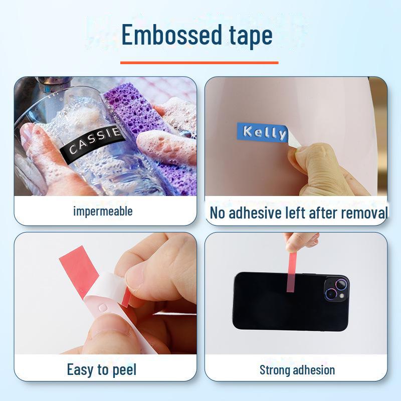 Phomemo E975 Stylish Portable Ribbon Label Printer for DIY Home Logos