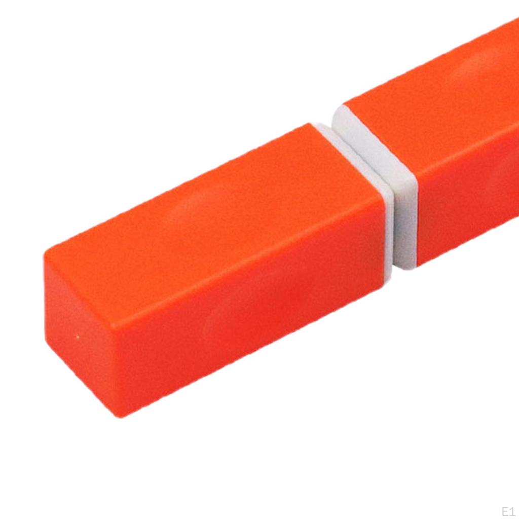 Magnetic Building Block Portable Sensory Toy for Age 2 3 4 5 Kids Boys Girls Orange