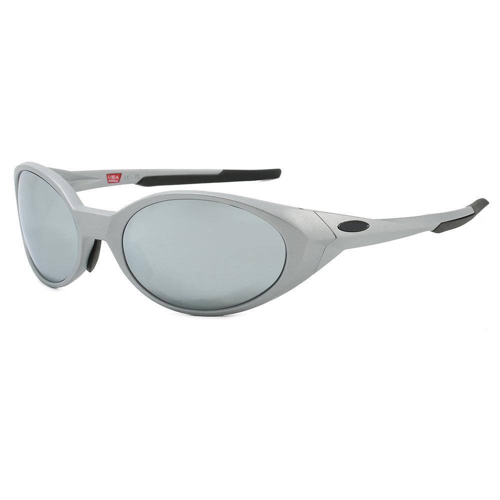 Nowe outdoorowe sportowe nylonowe spolaryzowane okulary przeciwsłoneczne do jazdy na rowerze dla mężczyzn i kobiet, modne retro okulary podróżne i do jazdy 9438