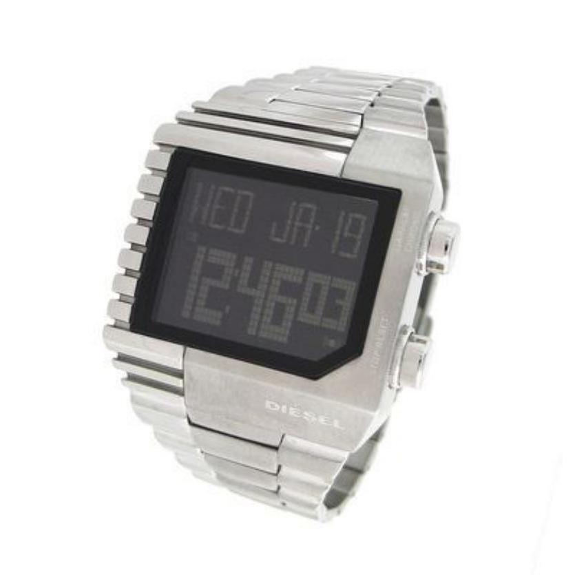 Diesel Men`s Digital Watch Black Dial