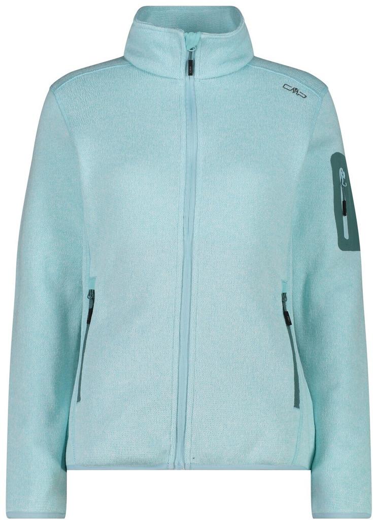 Куртка CMP Woman Fleece Jacket (3H14746) Куртка трикотажная меланжевая Fleece Jacket (3h14746-05et) opale-bianco