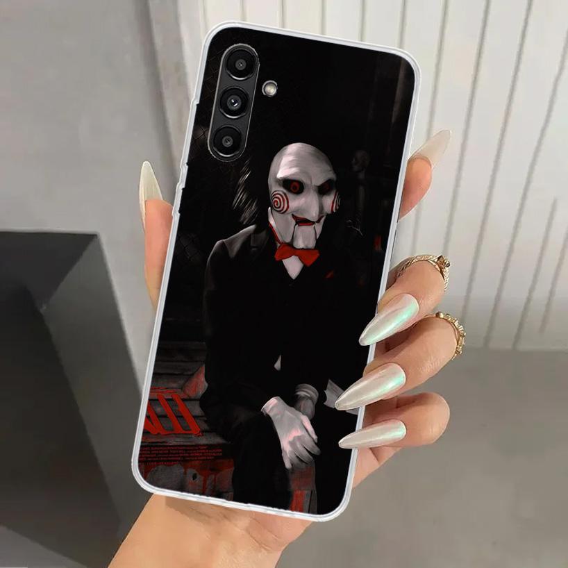 

The Jigsaw Killer Horror Phone Case for Samsung Galaxy A17 A16 A37 A26 A36 A57 A56 A15 A25 A35 A55 A14 A24 A34 A54 A13 A23 A33 A Samsung A17