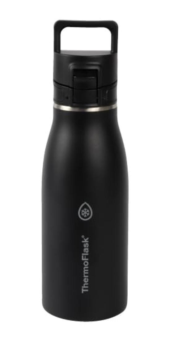 

Official Takeya THERMO FLASK 500ml Stainless Steel Water Bottle, Vacuum Insulated, Insulates Hot or Cold Drinks, Travel-Friendly, One-Touch Closure,