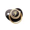 Cross-Border Baby Pacifier with 26 Black Diamond Letters