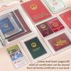 A4 Document Storage Bag Student Waterproof Zip File Bag Makeup Bag School Office Supplies Miscellaneous Storage Organizer