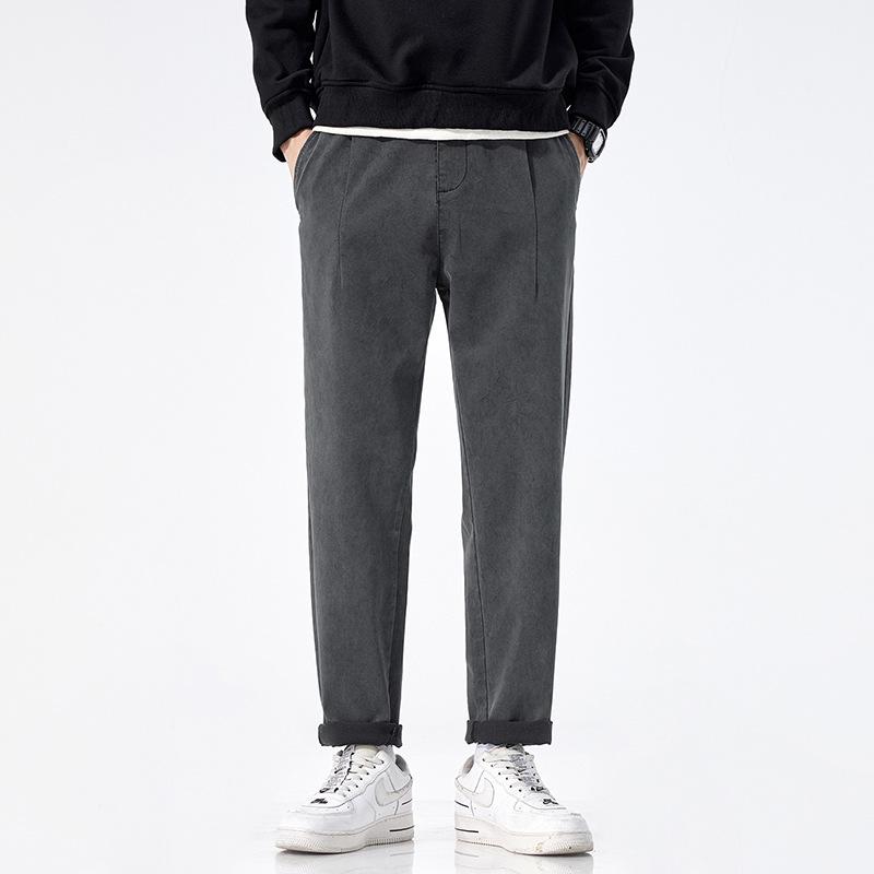 

Мужские зауженные шаровары из лиоцелла, устойчивые к складкам XXL (160 jin)