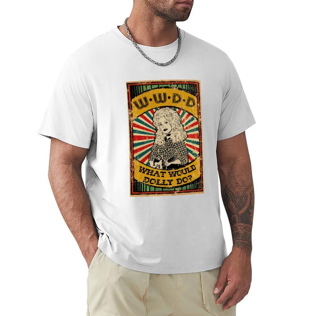 WWDD Country Musik Amerikanisch Für Unisex Unisex T-Shirt Outdoor Arbeit Kurzarm Top