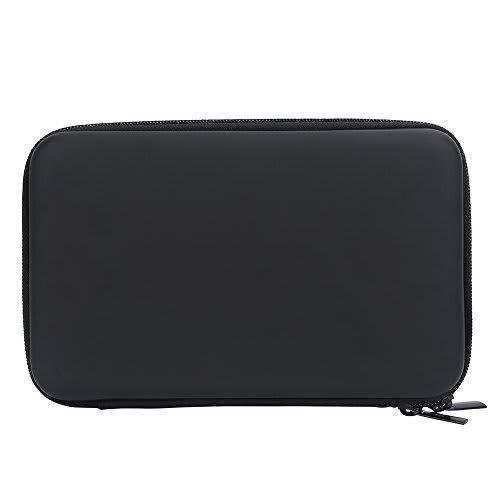 Alomejor Harmonica Case, PU Leather, Holds 7 Harmonicas, Semi-Hard, Durable, Practical, Portable Storage Bag for 10-Hole Harmonicas