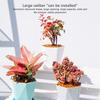 Flowerpot Gardening Base Container Garden Ornament Multiple Colors Plant Planter Practical Portable Fashionable