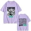 Hot Rock Band Kmfdm Sucks Graphic Tshirt Unisex Women Retro Gothic Punk Streetwear Male Fashion Casual Oversized Crewneck T Shirts