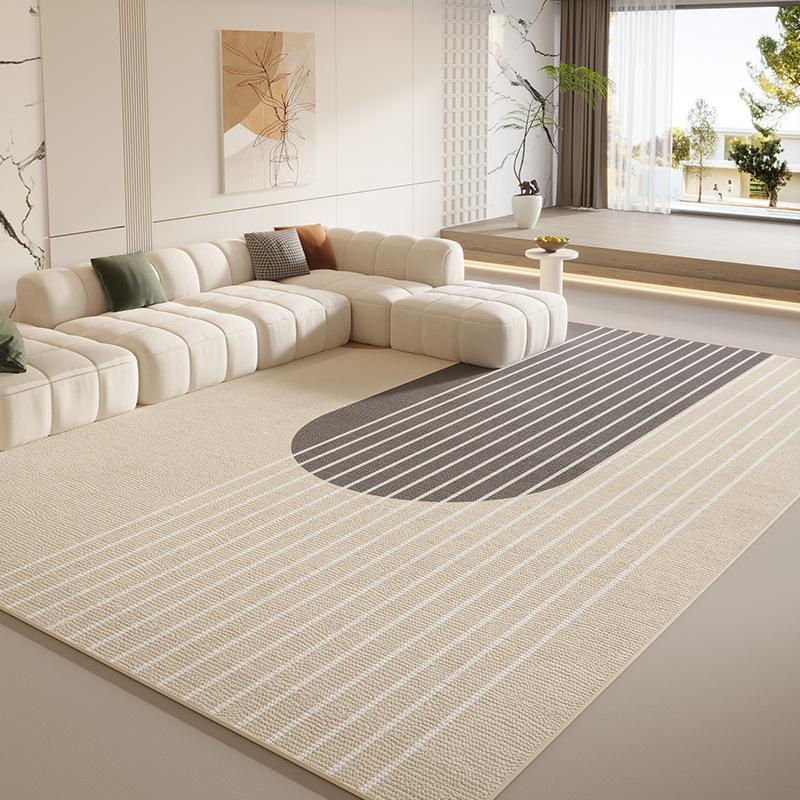 VIKAMA Crystal Velvet Simple Living Room Carpet Hotel Guest House Sofa Coffee Table Mat Home Bedroom Non-Slip Bed Blanket