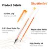Shuttle Art Gel Ballpoint Glitter Color 240 Pack 120 for Photo Album with Case Pens, Pens, Pens, (120 Colors), Refills, Water-based, Coloring,