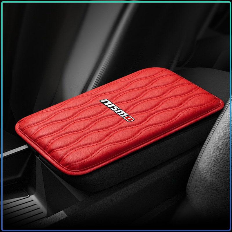 Auto Mittelkonsolenabdeckung Leder Armlehnenmatte Armaufbewahrungsbox Matte Für Nismo Nissan 370Z Coupe Roadster Z34 2009-2020 GTR Juke