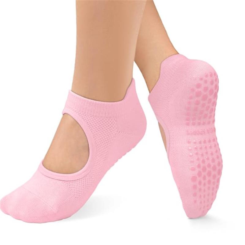 Women's Non-slip Mesh Yoga Socks - Breathable Summer Fitness & Running