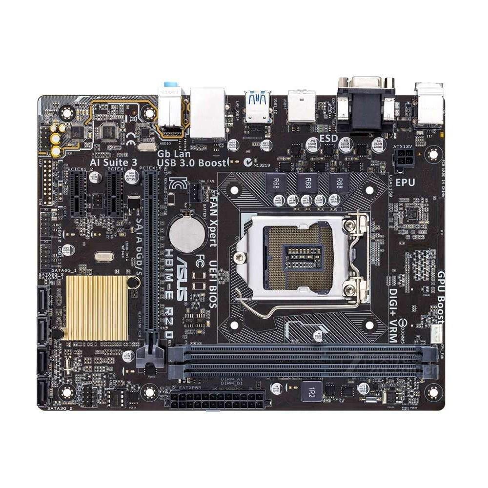 ASUS H81M-E R2.0 Motherboard, H81 Chipset, 1150-pin, DDR3, MATX