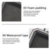 Magnetic Key Box Magnetic Key Holder Under Car Twin Magnets Key Cabinets Magnet Key Hider Soft Lining Car Accessories