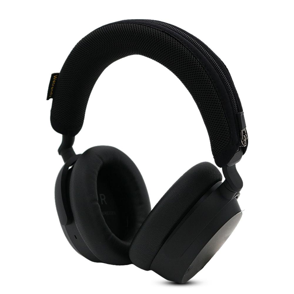 YAYINCC Headphone Head Beam Cover for Sennheiser ACCENTUM PLUS Earphone Zipper knitted fabric headband protective cover
