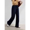 VICTORIA&VERA Women's Anti-Wrinkle Faux Denim Straight-Leg Pants V9016K09