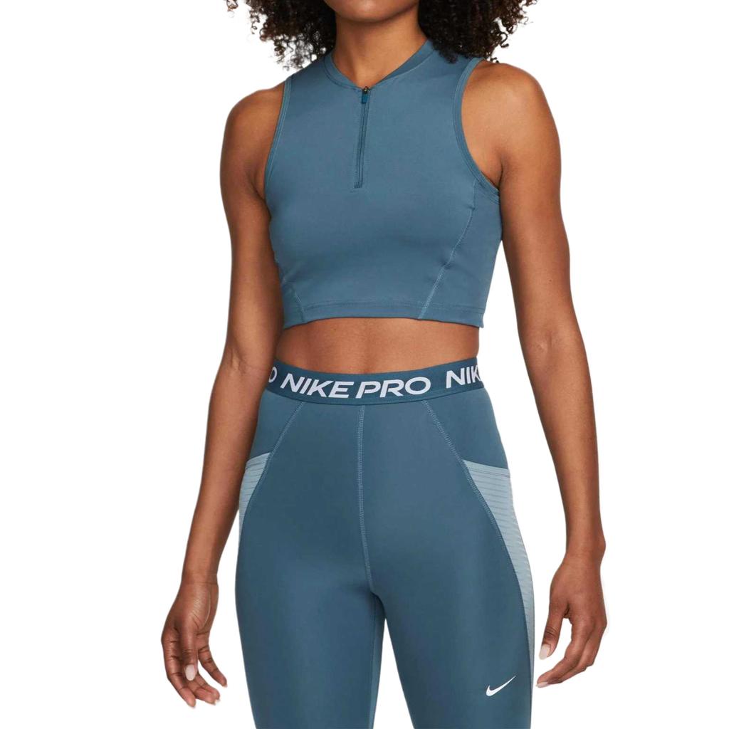 Nike Pro Dri-FIT Breathable Sweat-Wicking Solid Sports Tank Top Women tops DM6952-058