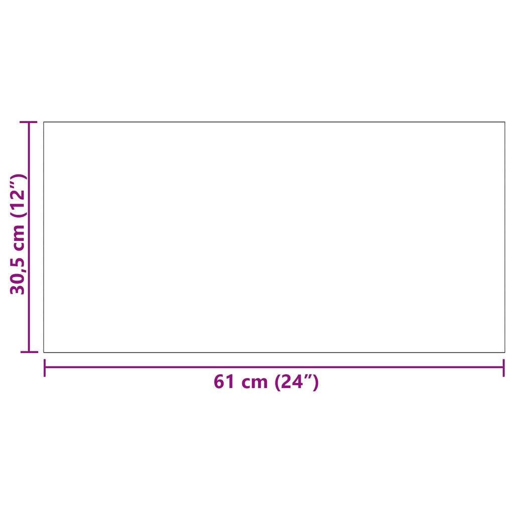 Self Adhesive PVC Floor Planks 30.5 X 61 Cm 28 Pcs PVC