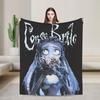 Anime Film Corpse Bride Decke Warm Weich Mode Plüsch Überwurfdecke Für Jungen Mädchen Outdoor Flanell Tagesdecke Bettbezug