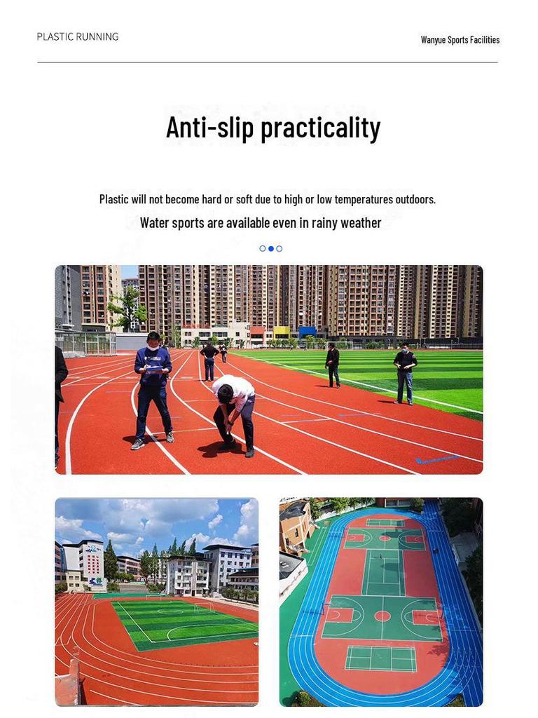 Kindergarten EPDM Rubber Playground Runway