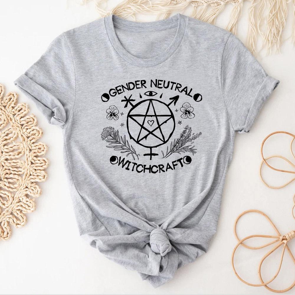 

Witch top tees women Breathable Graphic 2000s Colorful hip hop Classic t-shirt Retro Gothic University Digital 2000s Pop Culture XXL