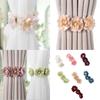 Contemporary Flower Curtain Tiebacks for Curtains Holders Secure & Stylish Curtain Ties 4Pieces
