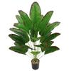 Artificial Traveler's Palm Indoor Decoration Plant with Banana Leaves - 24 Leaves for Home & Garden.